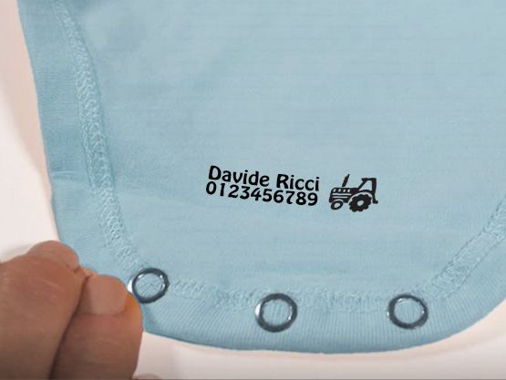 Timbro Personalizzato Per Bambini - Lavabile, Per Vestiti E Oggetti, Asilo E Scuola - Foto 8