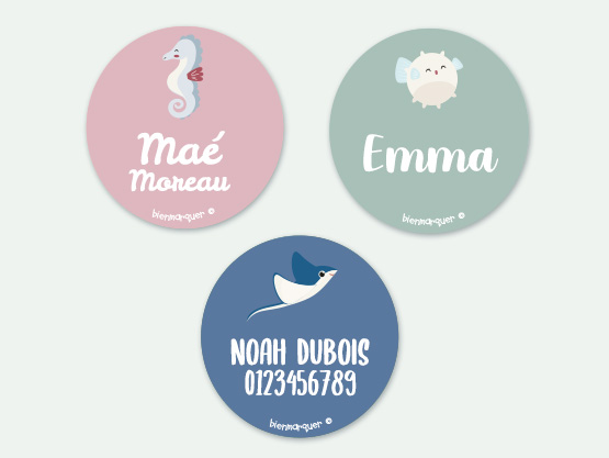 Étiquettes Autocollantes Personnalisables Taille XS (2x0,4 Cm) – Résistantes Lave-vaisselle/micro-ondes – 48 étiquettes Colorées