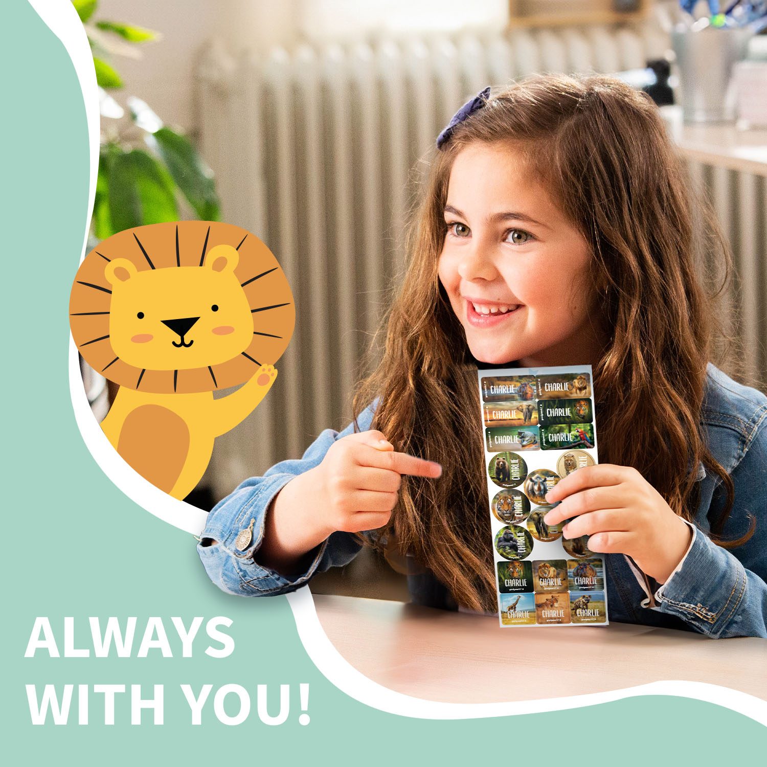 Clothing Sticker Advantage Set with Realistic Prints | Easy2Name